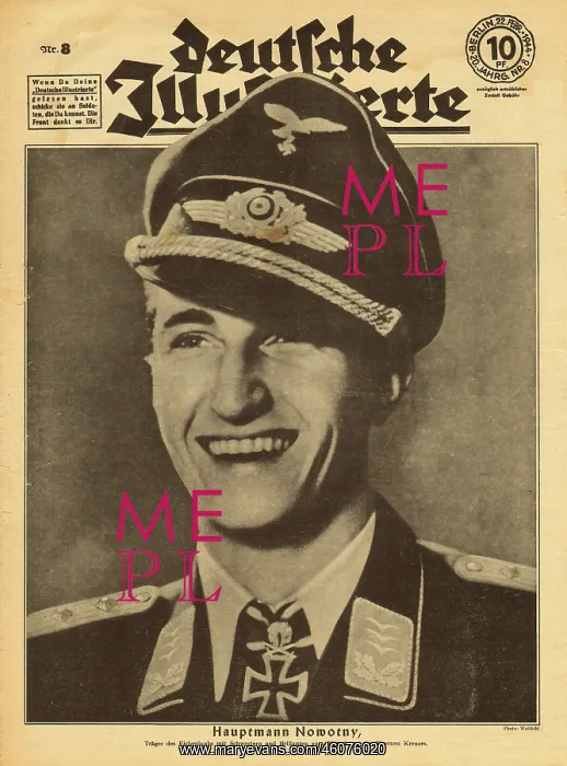 : 1944 Deutsche Illustrierte Luftwaffe Ace Captain Walther Now : 1944 Deutsche Illustrierte Luftwaffe Ace Captain Walther Now