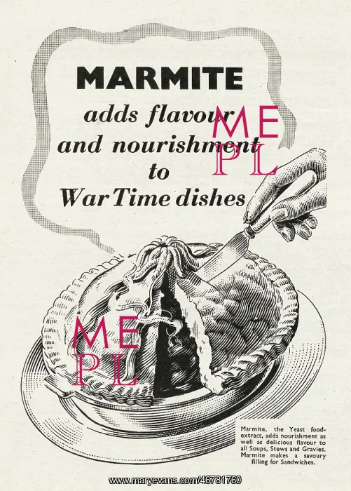 : 1944 UK Magazine Marmite Advert : 1944 UK Magazine Marmite Advert