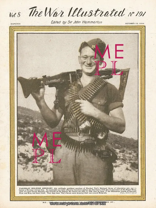  : 1944 War Illustrated Yugolsav partisan