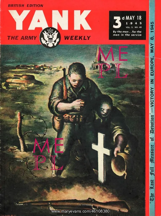  : 1945 Yank magazine War in Europe is over