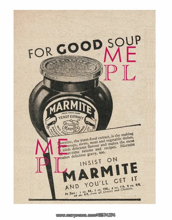 : 1946 UK Magazine Marmite Advert : 1946 UK Magazine Marmite Advert