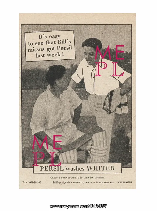 : 1946 UK Magazine Persil Advert : 1946 UK Magazine Persil Advert