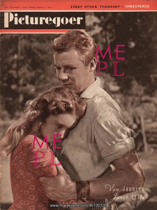 : 1947 Picturegoer actor Van Johnson : 1947 Picturegoer actor Van Johnson