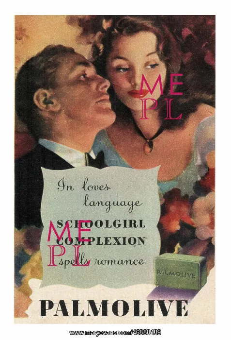  : 1947 UK advert Palmolive soap