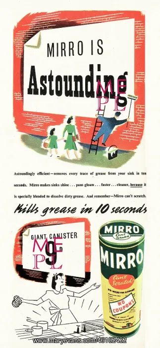  : 1947 UK Magazine Mirro Advert