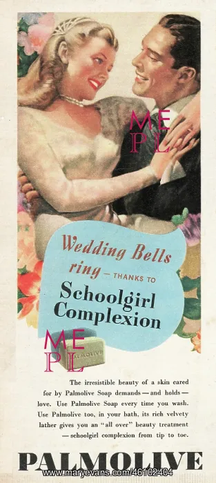 : 1947 U.S. Magazine Palmolive Soap Advert : 1947 U.S. Magazine Palmolive Soap Advert