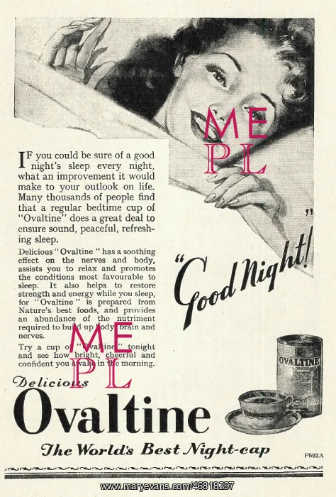 : 1948 UK advert Ovaltine : 1948 UK advert Ovaltine