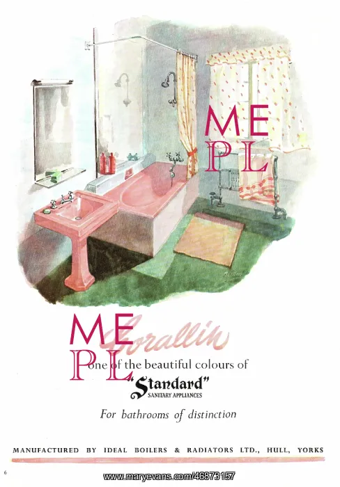 : 1948 UK advert Standard bathrooms : 1948 UK advert Standard bathrooms