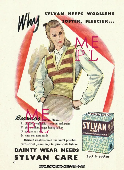 : 1948 UK advert Sylvan Flakes : 1948 UK advert Sylvan Flakes