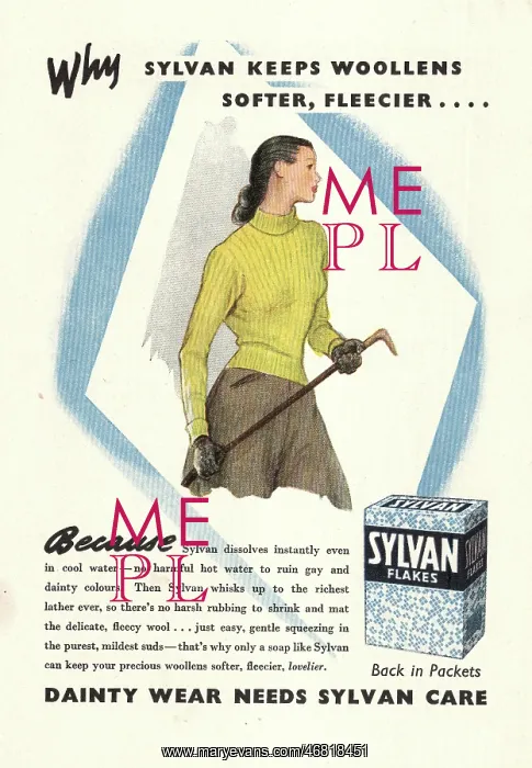 : 1948 UK advert Sylvan Flakes : 1948 UK advert Sylvan Flakes