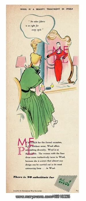 : 1948 UK advert for Wool : 1948 UK advert for Wool