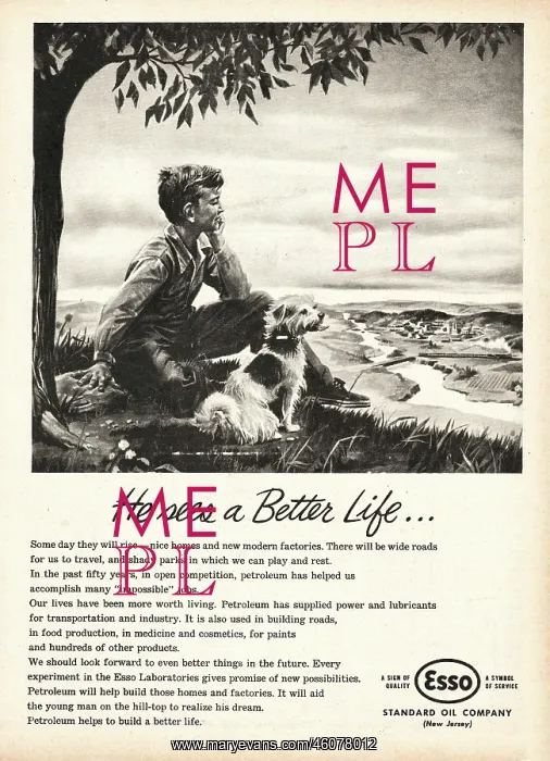  : 1948 U.S. Magazine Esso Advert