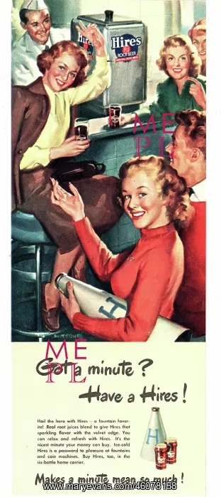 : 1948 U.S. Magazine Hires Root Beer Advert : 1948 U.S. Magazine Hires Root Beer Advert