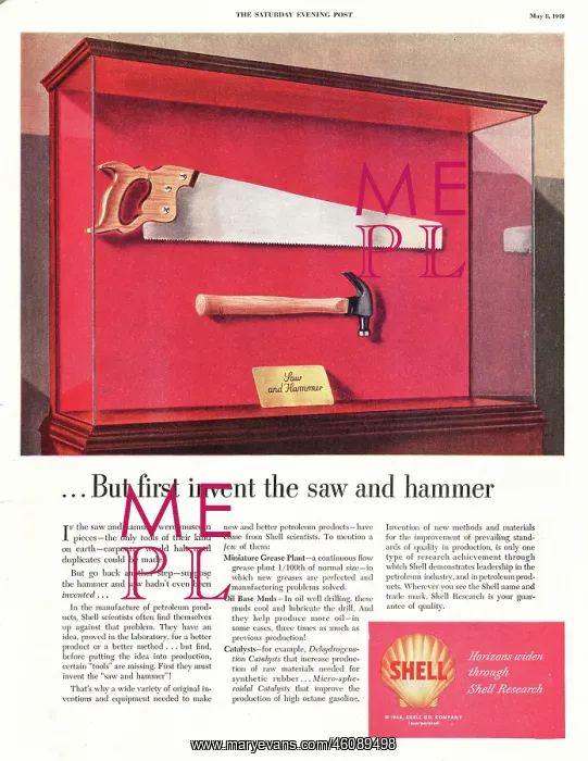 : 1948 U.S. Magazine Shell Research Advert : 1948 U.S. Magazine Shell Research Advert