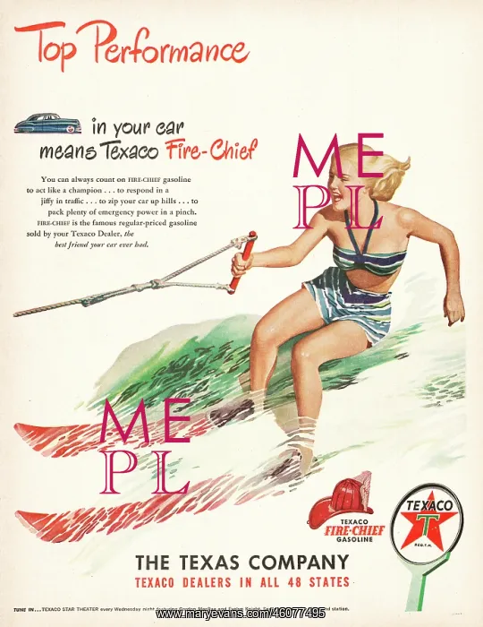 : 1948 U.S. Magazine Texaco Advert : 1948 U.S. Magazine Texaco Advert