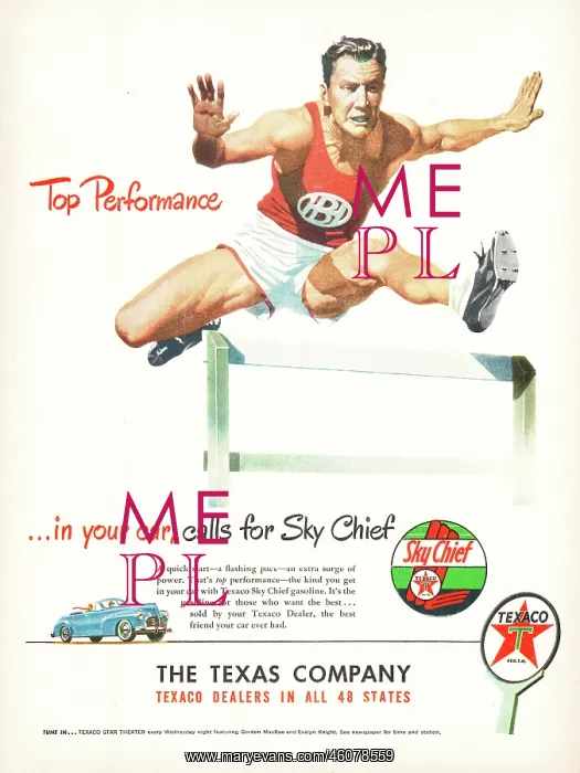 : 1948 U.S. Magazine Texaco Advert : 1948 U.S. Magazine Texaco Advert