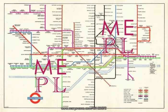 : 1949 London Underground map : 1949 London Underground map