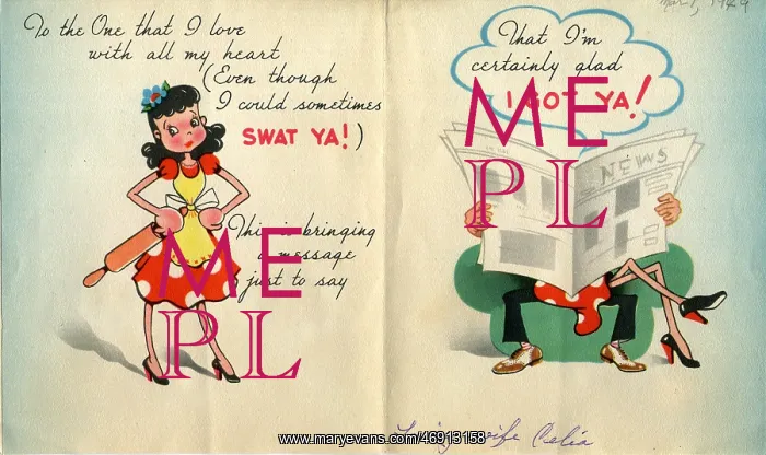  : 1949 postcards - 1940s, Anniversary Greetings