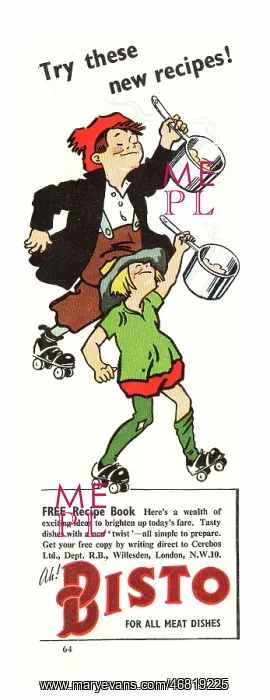 : 1949 UK advert Bisto gravy : 1949 UK advert Bisto gravy