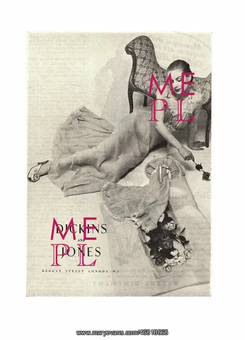: 1949 UK advert Dickins & Jones : 1949 UK advert Dickins & Jones