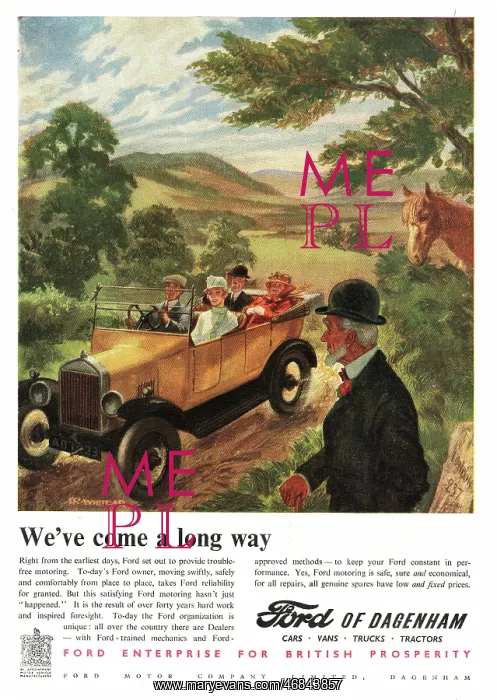 : 1949 UK advert Ford of Dagenham : 1949 UK advert Ford of Dagenham