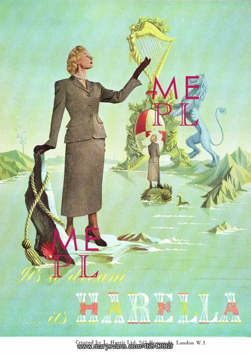 : 1949 UK advert Harella coats : 1949 UK advert Harella coats