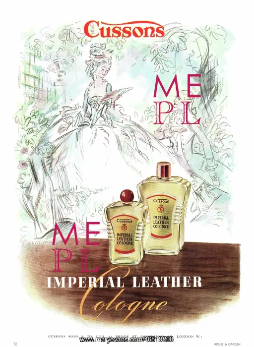 : 1949 UK advert Imperial Leather Cologne : 1949 UK advert Imperial Leather Cologne