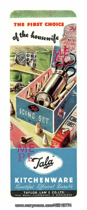 : 1949 UK advert Tala kitchen ware : 1949 UK advert Tala kitchen ware