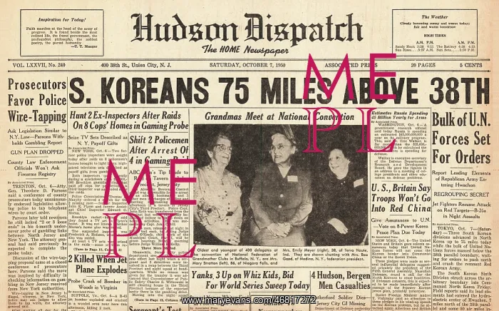 : 1950 Hudson Dispatch Korean War : 1950 Hudson Dispatch Korean War