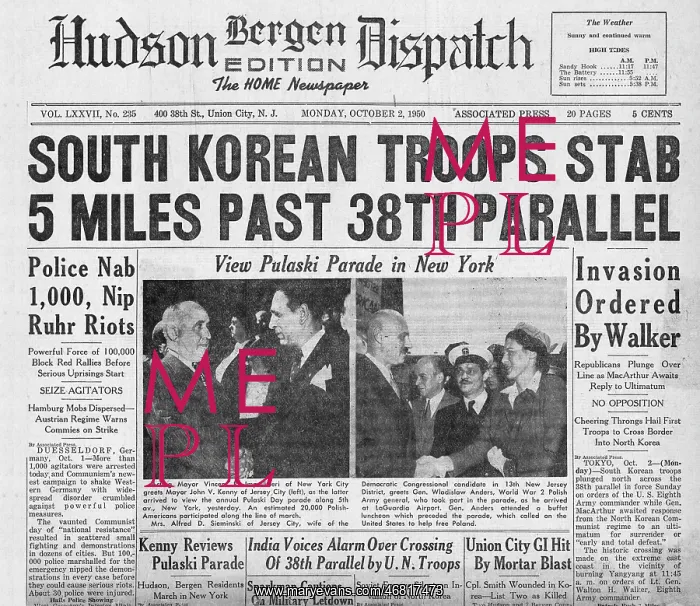 : 1950 Hudson Dispatch Korean War : 1950 Hudson Dispatch Korean War