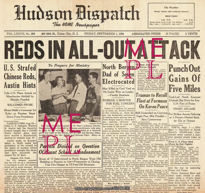 : 1950 Hudson Dispatch Korean War : 1950 Hudson Dispatch Korean War