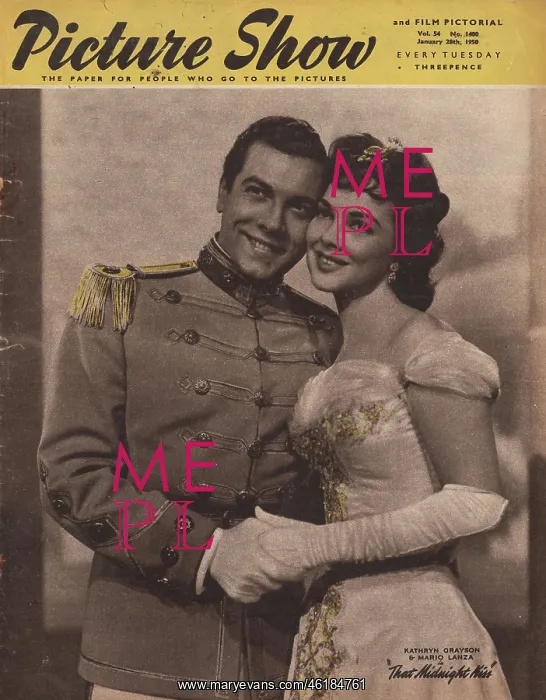 : 1950 Picture Show Kathryn Grayson : 1950 Picture Show Kathryn Grayson