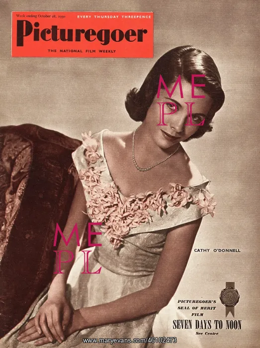 : 1950 Picturegoer Cathy O'Donnell : 1950 Picturegoer Cathy O'Donnell