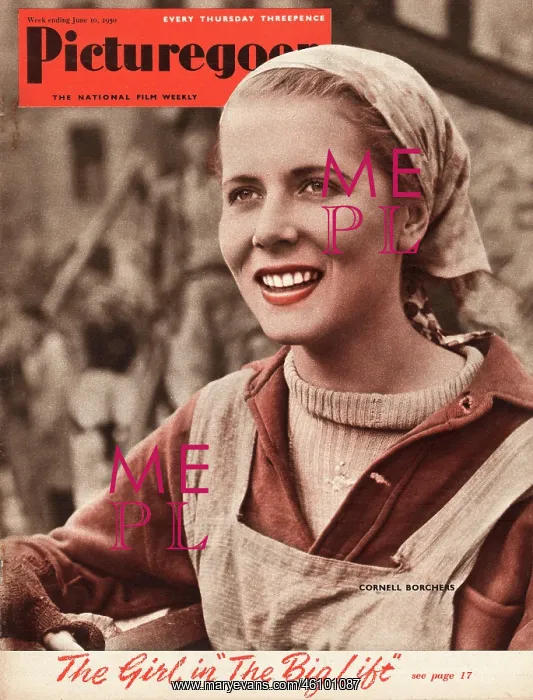 : 1950 Picturegoer Cornell Borchers : 1950 Picturegoer Cornell Borchers