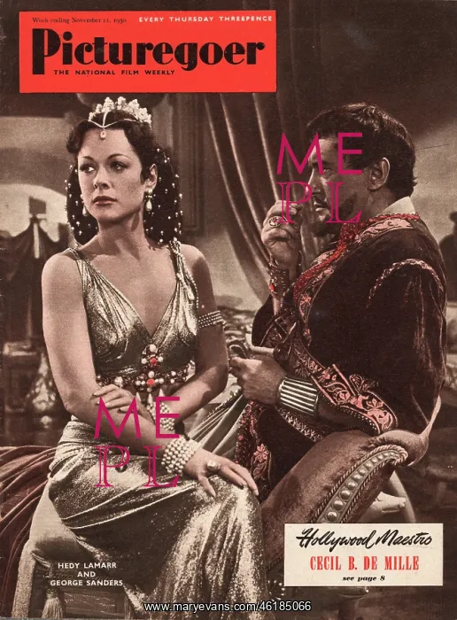 : 1950 Picturegoer Hedy Lamarr : 1950 Picturegoer Hedy Lamarr