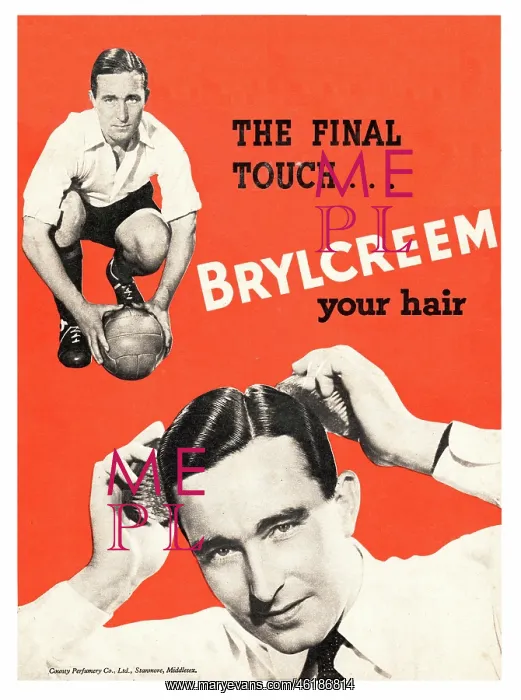 : 1950 UK Advert Brylcreem : 1950 UK Advert Brylcreem