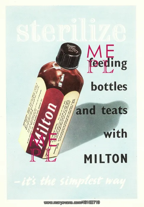 : 1950 UK Magazine Advert Milton : 1950 UK Magazine Advert Milton