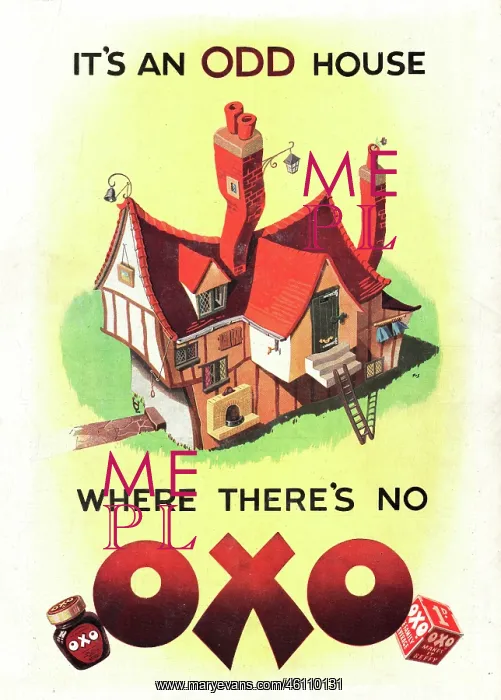  : 1950 UK Magazine Advert Oxo