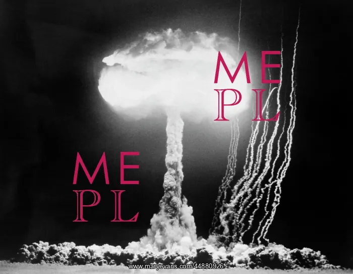 : 1950s Atomic Test Showing The : 1950s Atomic Test Showing The