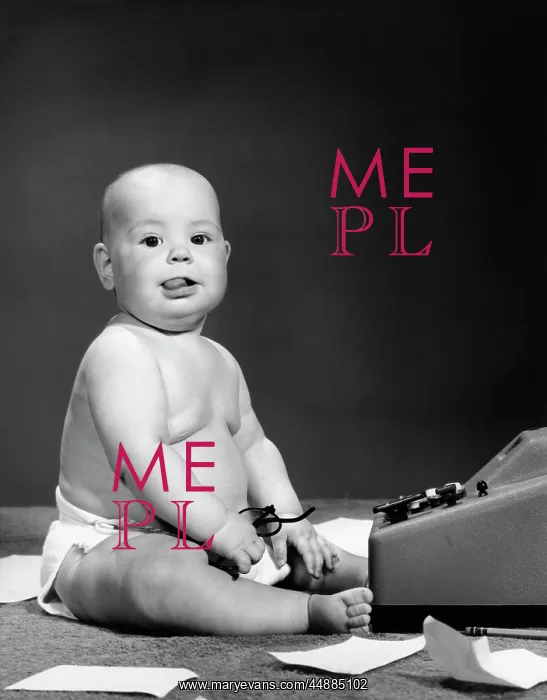 : 1950s Baby In Diaper Sticking : 1950s Baby In Diaper Sticking