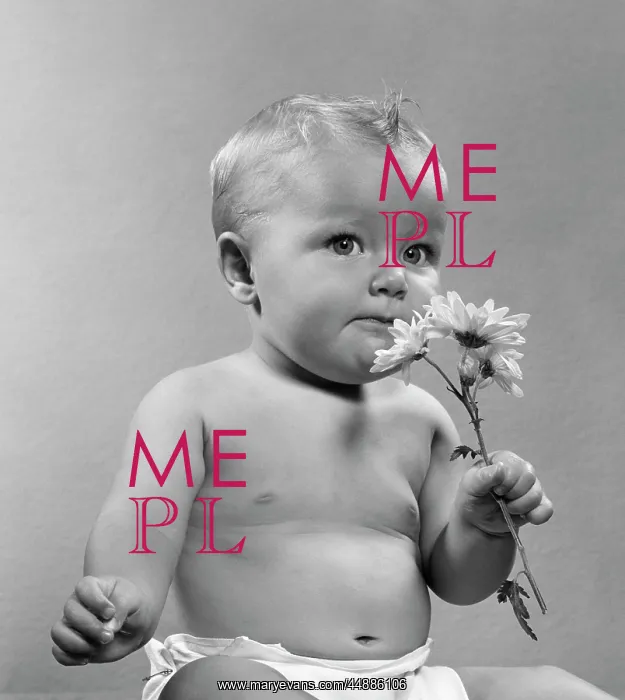 : 1950s Baby Sitting Full Figure : 1950s Baby Sitting Full Figure