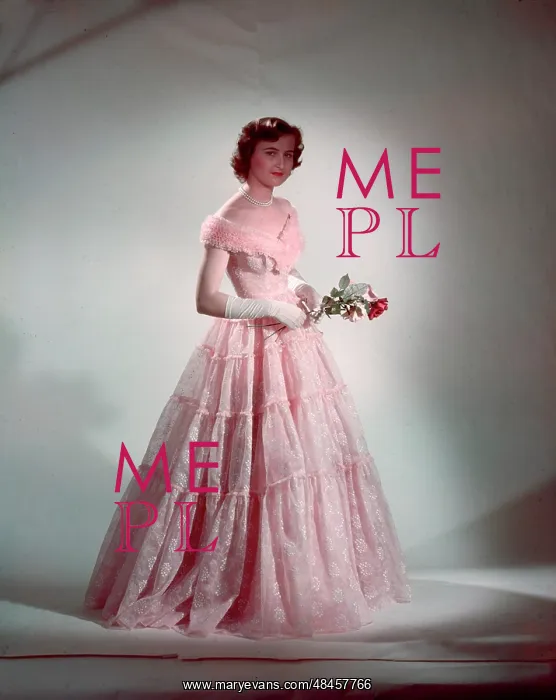 : 1950S BALLGOWN : 1950S BALLGOWN