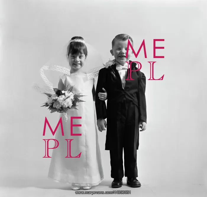 : 1950s CHILDREN GROOM BRIDE WEDDING : 1950s CHILDREN GROOM BRIDE WEDDING