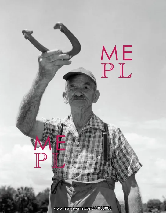 : 1950s ELDERLY MAN SQUINTING ONE EYE GETTING READY : 1950s ELDERLY MAN SQUINTING ONE EYE GETTING READY