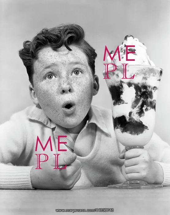 : 1950s Freckle Faced Boy With Funny : 1950s Freckle Faced Boy With Funny