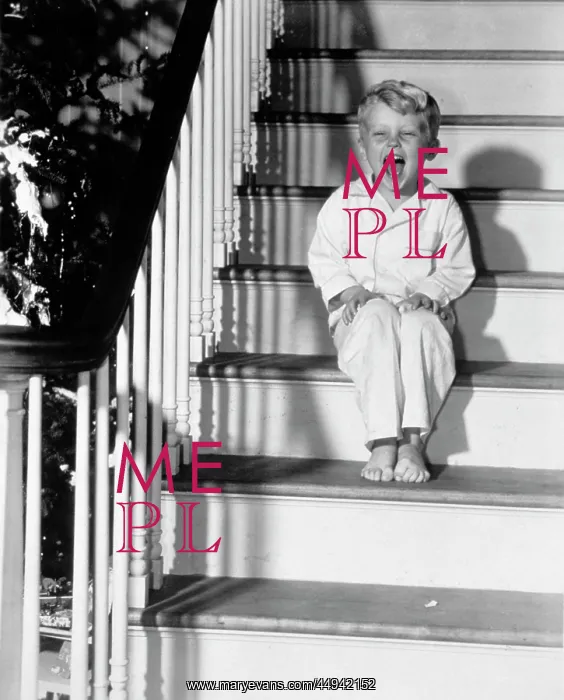 : 1950s Laughing Happy Little Boy : 1950s Laughing Happy Little Boy