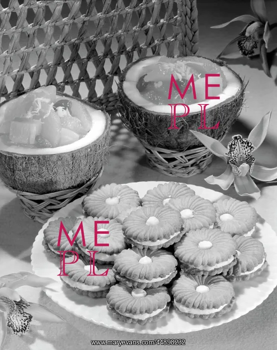  : 1950s Still Life Of Filled Cookies