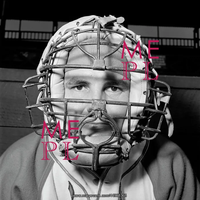  : 1950s Portrait Baseball Player