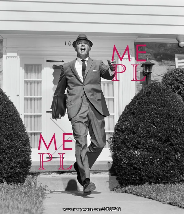 : 1950s Retro Man Suit Sidewalk : 1950s Retro Man Suit Sidewalk