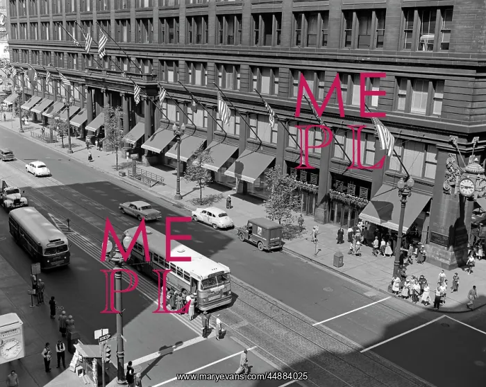  : 1950s State Street Marshall Fields